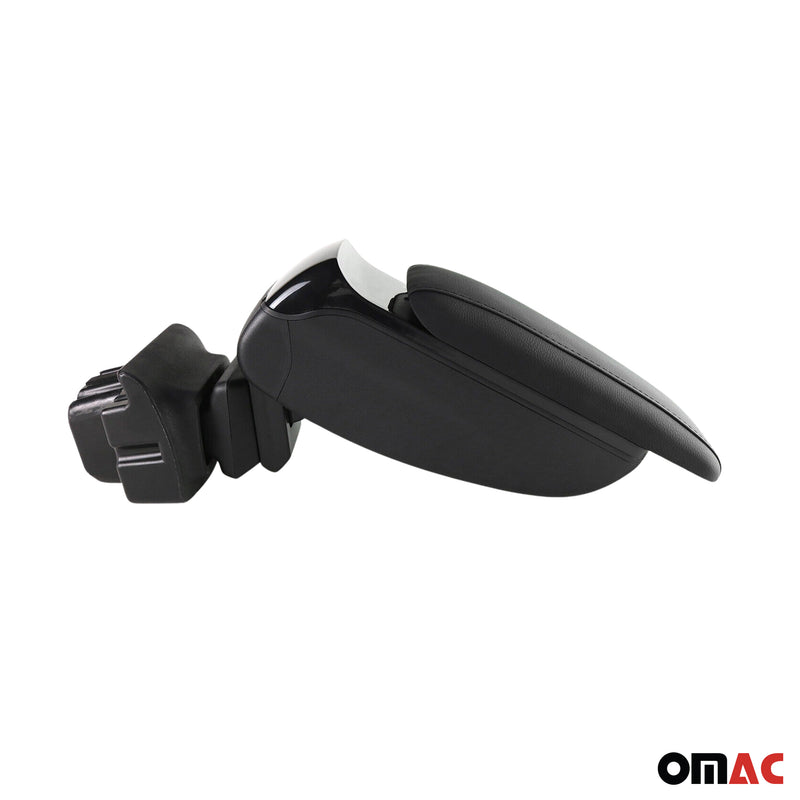 Accoudoir pour Ford Focus Berline 2011-2018 Vinyl Abs Noir Coulissant