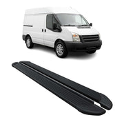 Marchepieds Latéraux pour Ford Transit 2006-2014 L1 Noir Aluminium 2Pcs