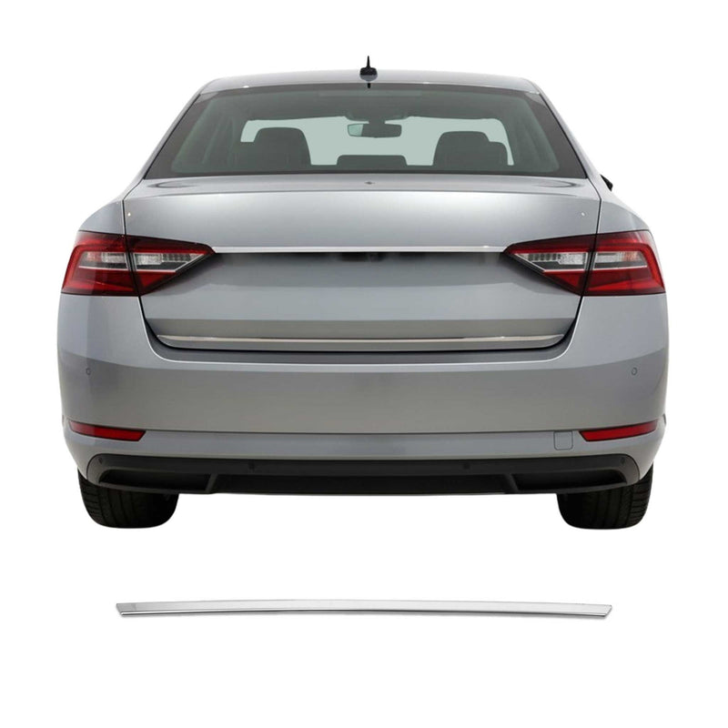 Garniture de Hayon Coffre pour Skoda Superb III Berline 2015-2021 acier inox