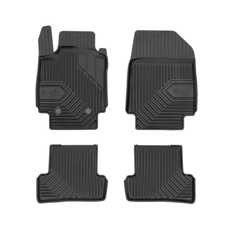 Tapis de Sol de Voiture pour Renault Clio III 2005-2012 TPE Imperméable 4Pcs