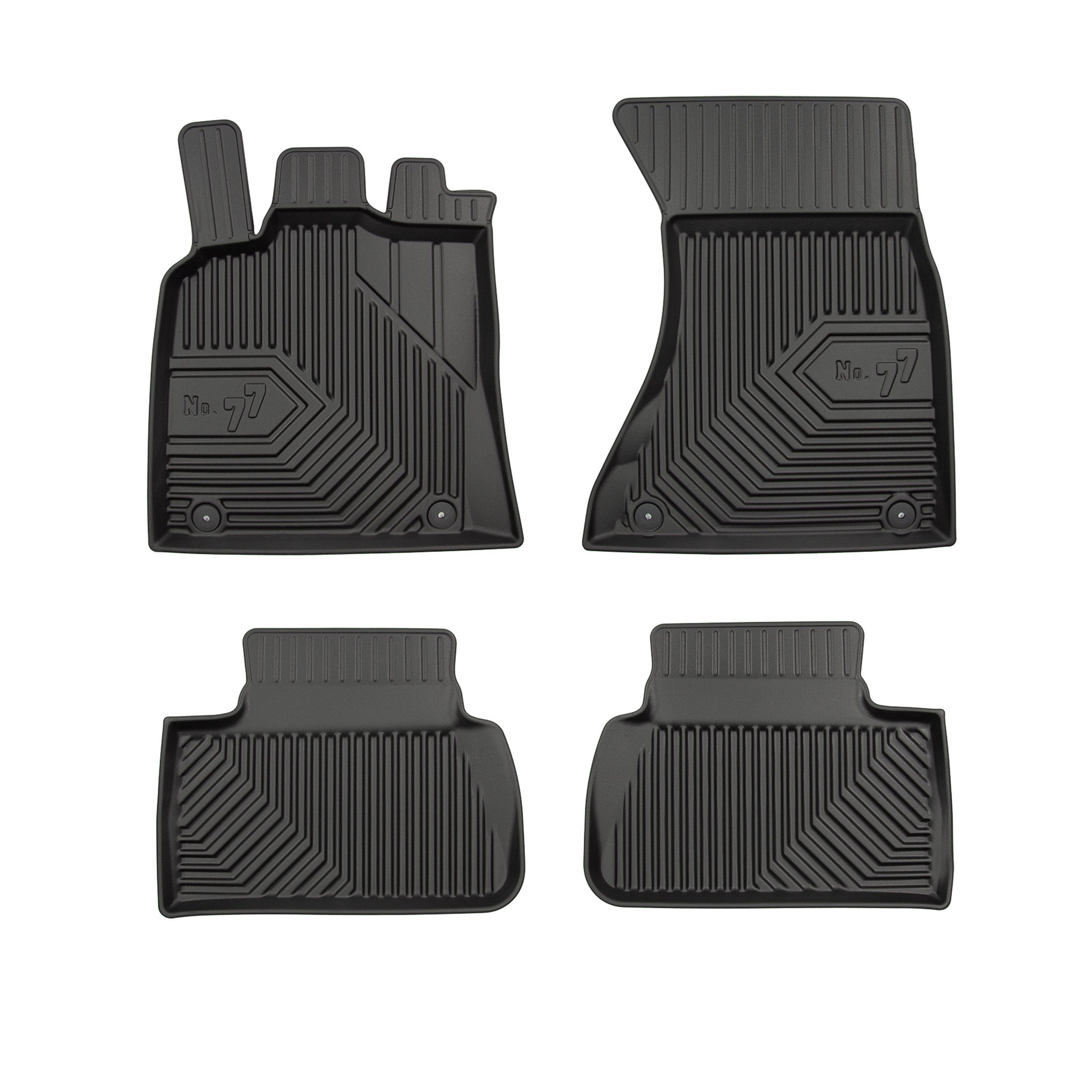 Tapis de Sol de Voiture pour Porsche Macan I 2013-2024 TPE Imperméable 4Pcs