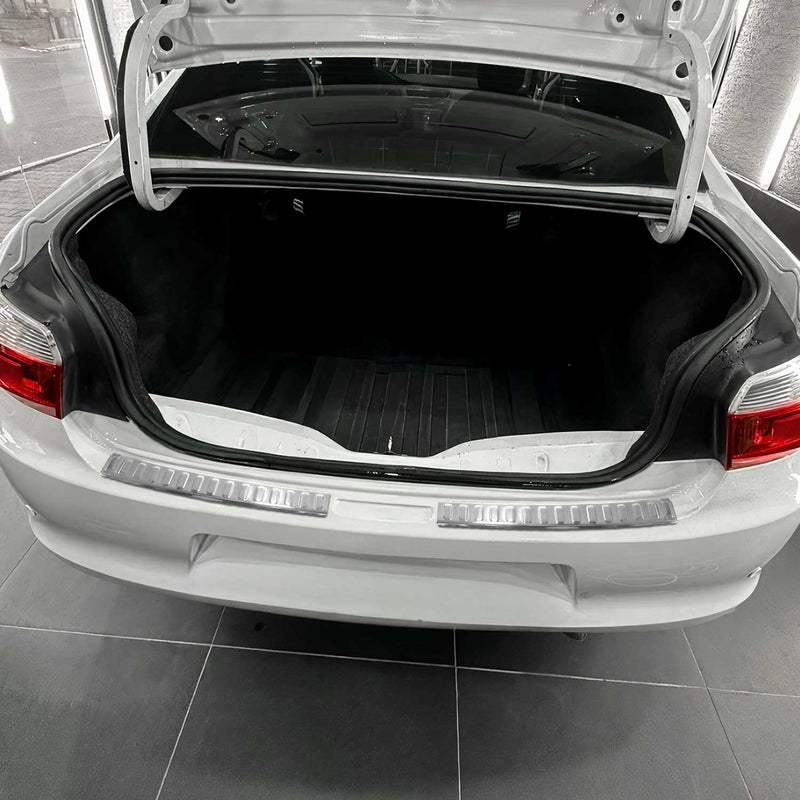 Protection Seuil de Pare-chocs Arriére Pour Citro C-Elysee 2012-2024 Inox 2Pcs