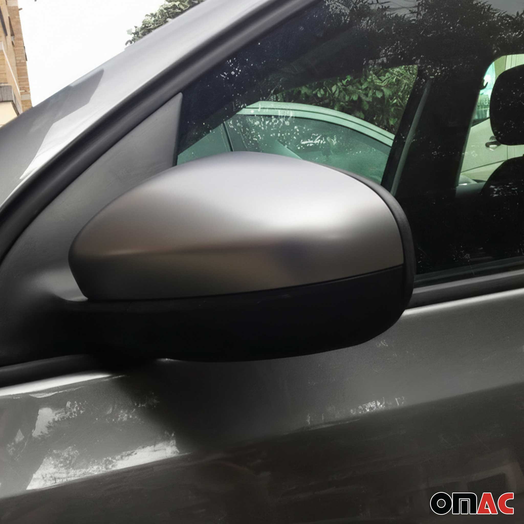 Coques de Rétroviseurs pour VW Touran 1 T3 en Acier Inoxydable Chromé Argent