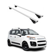 Barres de toit Transversales pour Citroen C3 Picasso 2009-2017 Fer Argent