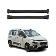 Barres de Toit Transversales pour Citroen Berlingo 2018-2025 Noir ABE