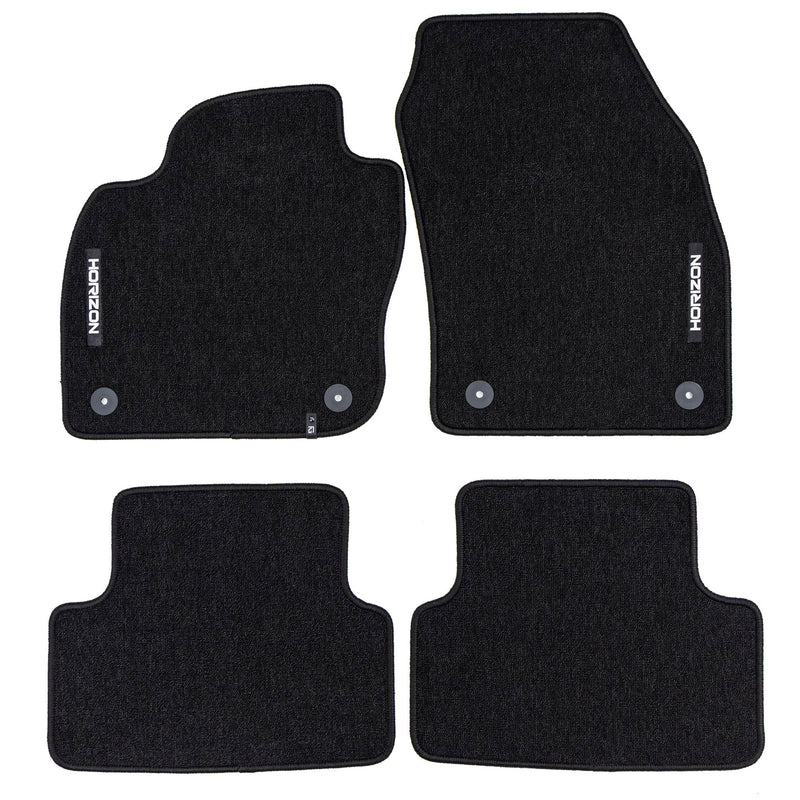 Tapis de Sol de Voiture pour VW T-Cross 2018-2025 Velours solide et durable 4Pcs