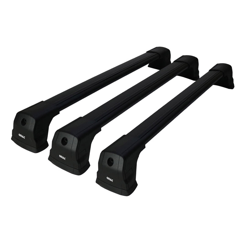 Barres de toit transversales pour Mercedes Vito W639 2003-2014 noir en Alu