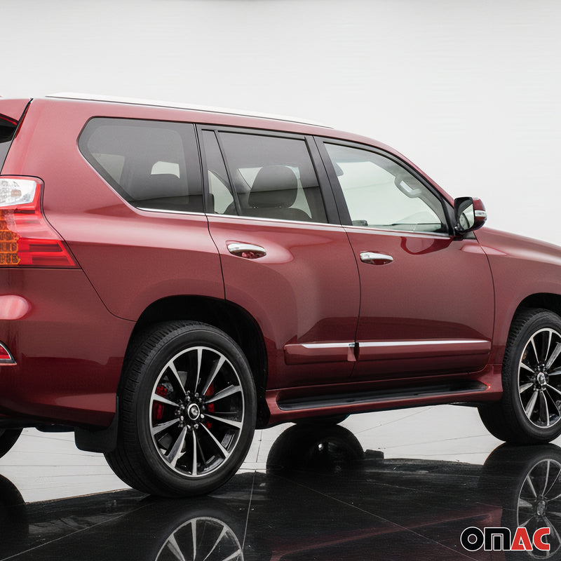 Garniture de Fenêtre pour Toyota Land Cruiser Prado 2009-2023 Acier Brossé 6x