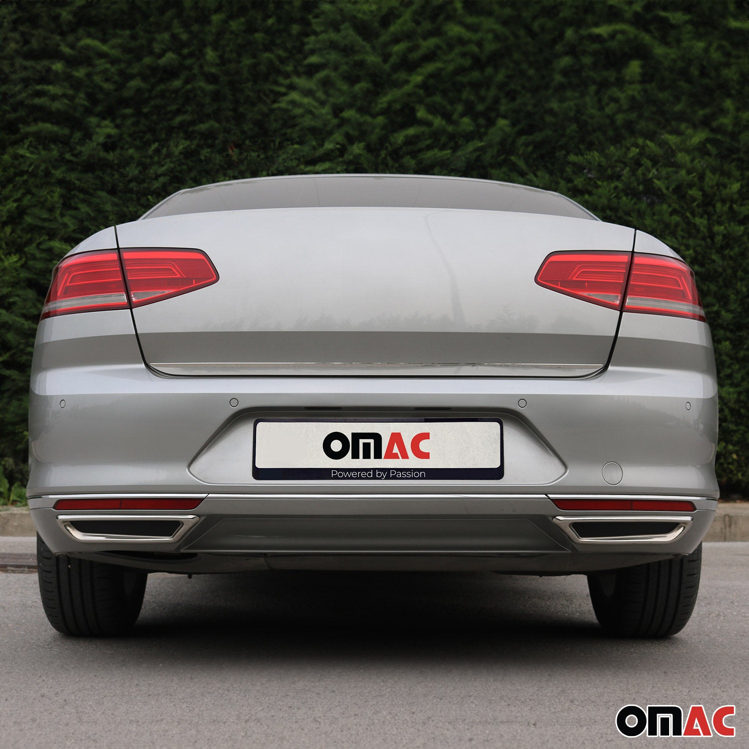 Moulure de Pare-chcos Arrière pour VW Passat Berline Break 2015-2021 acier 3Pcs