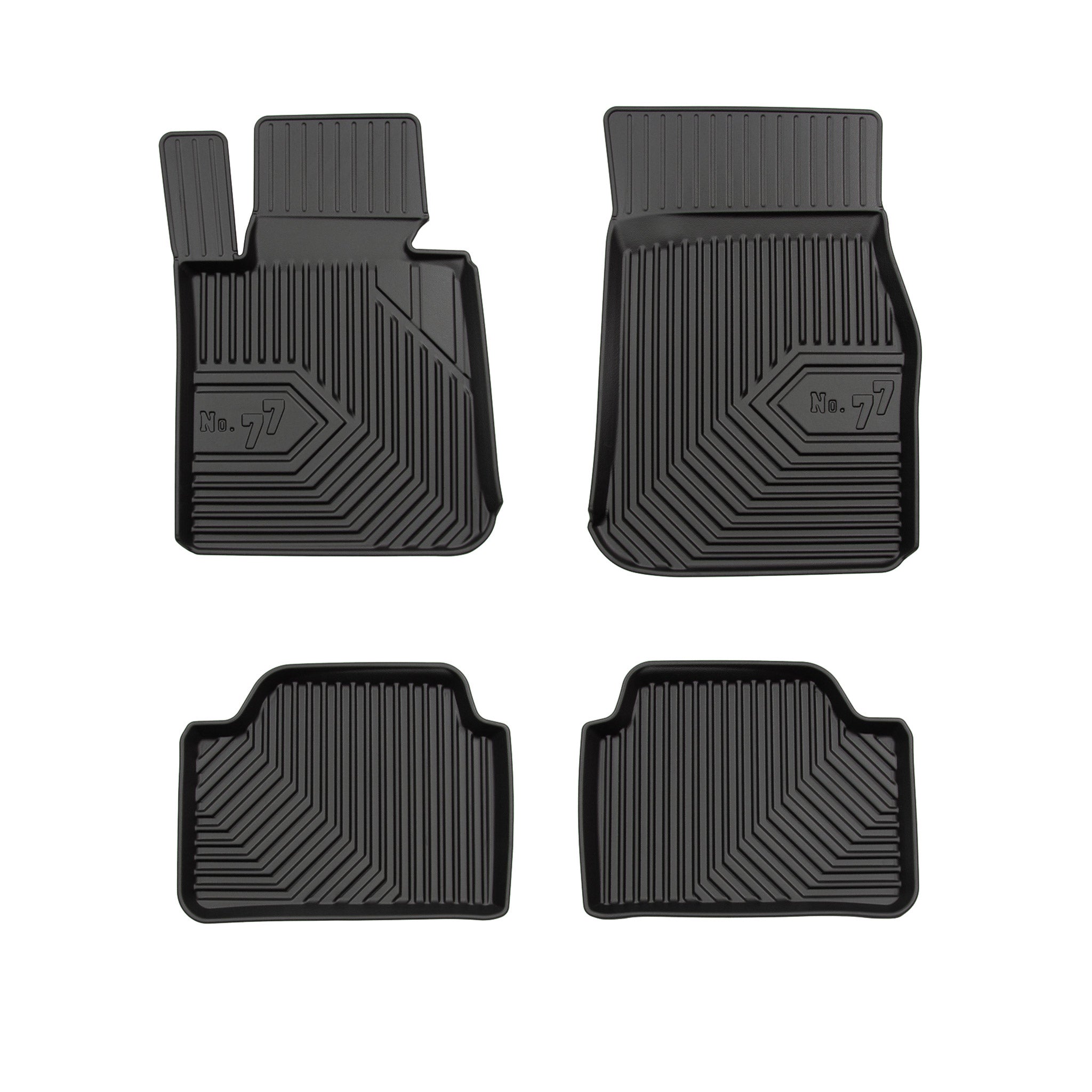 Tapis de Sol de Voiture pour BMW Série 1 F20 2011-2019 TPE Imperméable 4Pcs