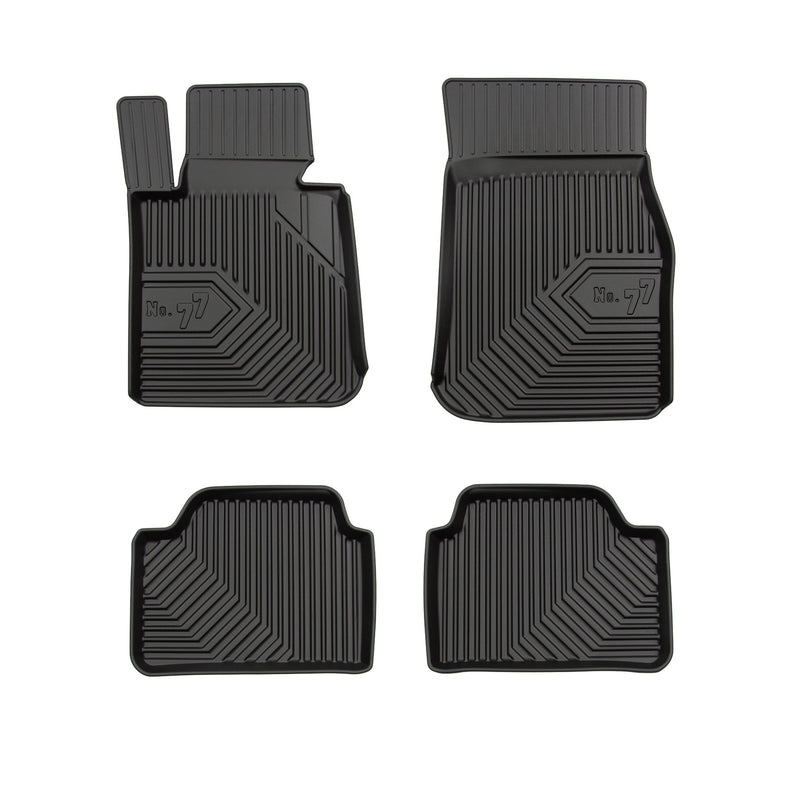 Tapis de Sol de Voiture pour BMW Série 1 F20 2011-2019 TPE Imperméable 4Pcs