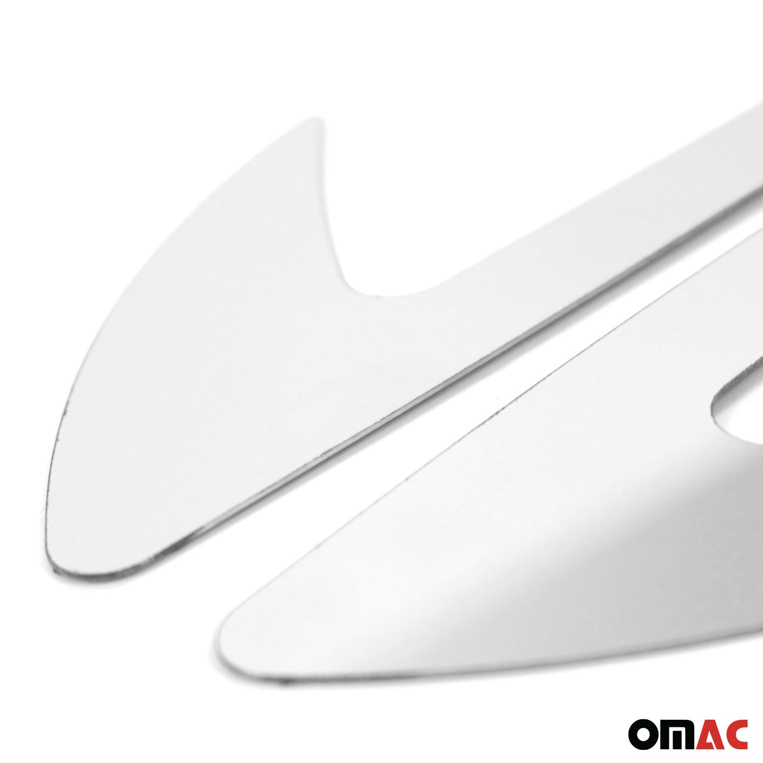 Bandes décoratives latérales chromées pour Togg T10X T10F 2023-2025 inox 2Pcs