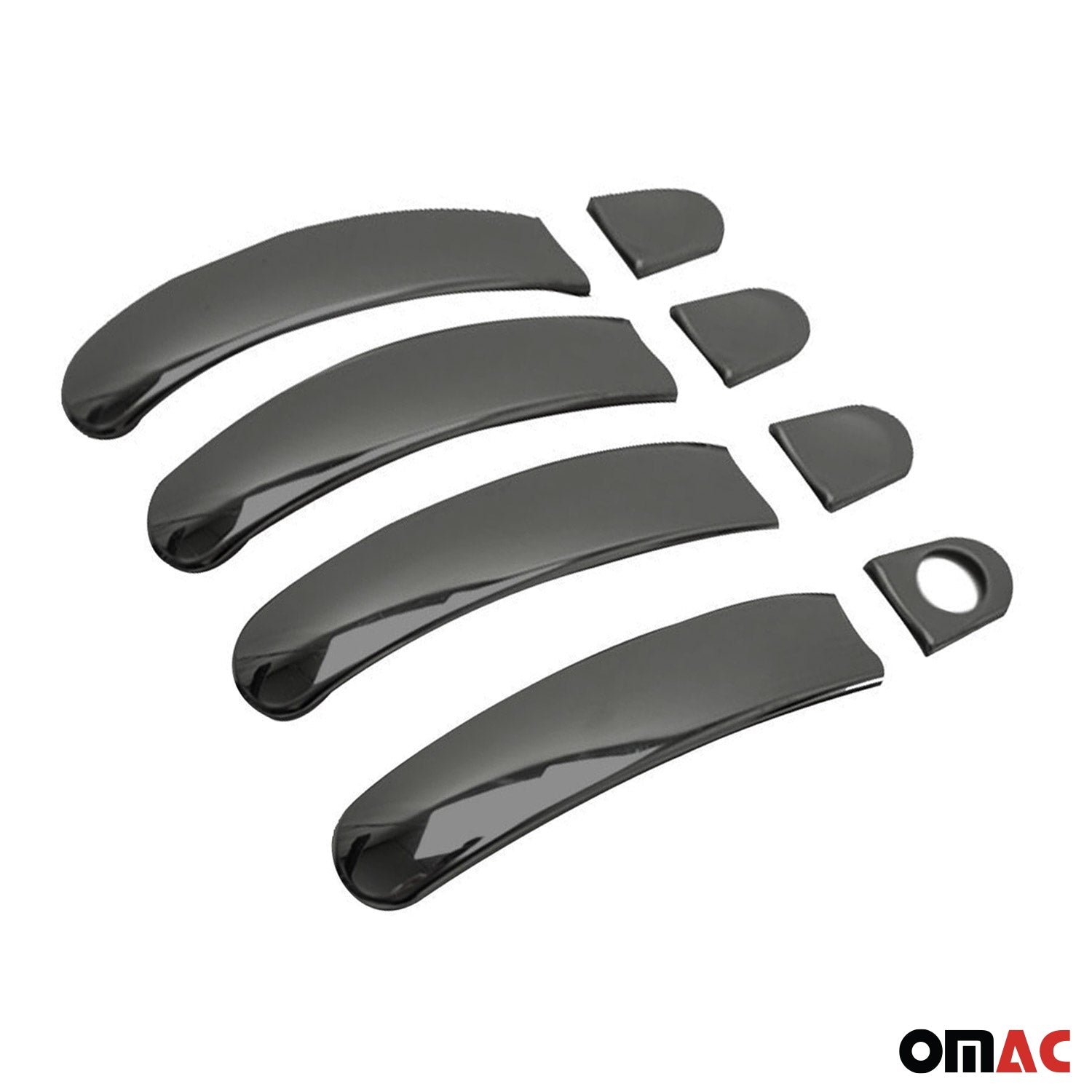 Poignée de porte latérale pour VW T6 T6.1 tout 2015-24 H1 4Portes Acier Sombre