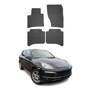 Tapis de Sol pour Porsche Cayenne II 2010-2017 OMAC Noir Caoutchouc
