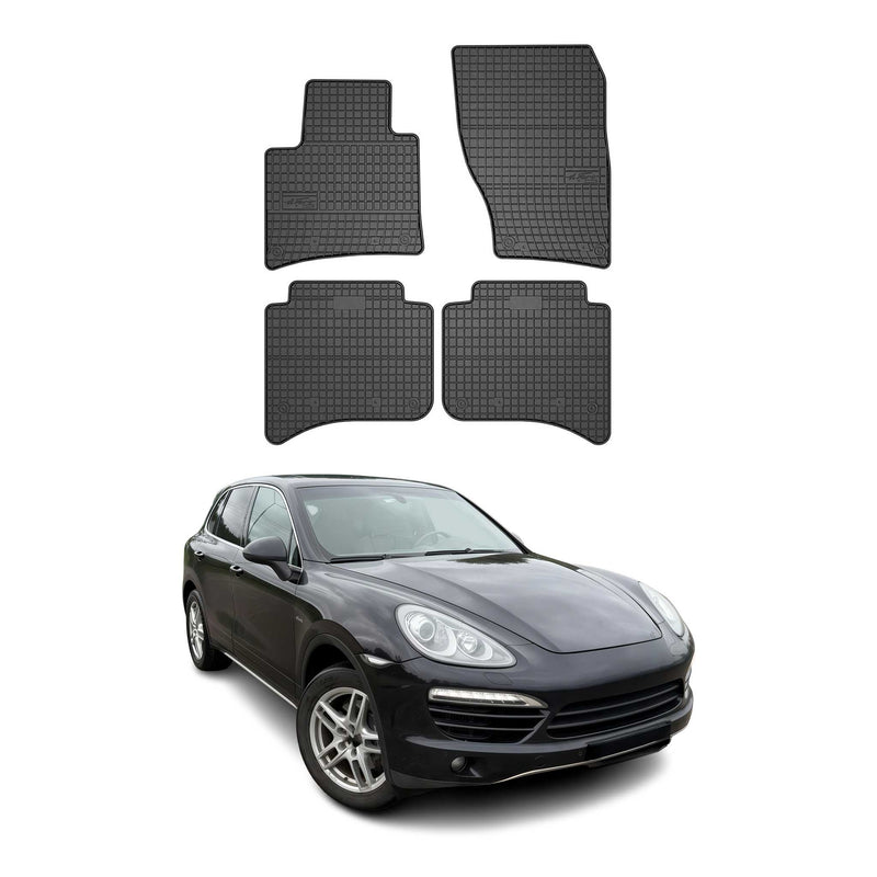 Tapis de Sol pour Porsche Cayenne II 2010-2017 OMAC Noir Caoutchouc