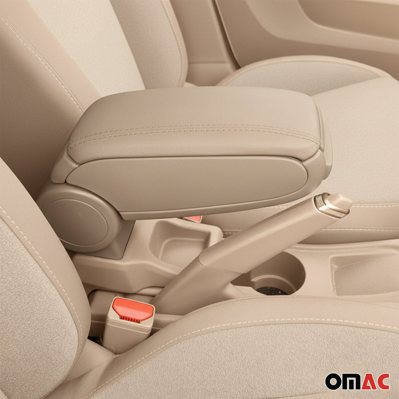 Accoudoir pour Seat Ibiza IV Break 2008-2017 Vinyl Abs Beige