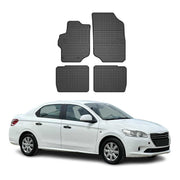Tapis de Sol pour Peugeot 301 2012-2019 OMAC Noir Caoutchouc