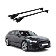 Tiger Barres de toit transversales pour Audi A6 C8 4A5 Break 2018-2025 Noir