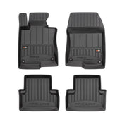 OMAC Tapis de sol en caoutchouc pour Honda Accord VIII 2008-2015 Noir Premium