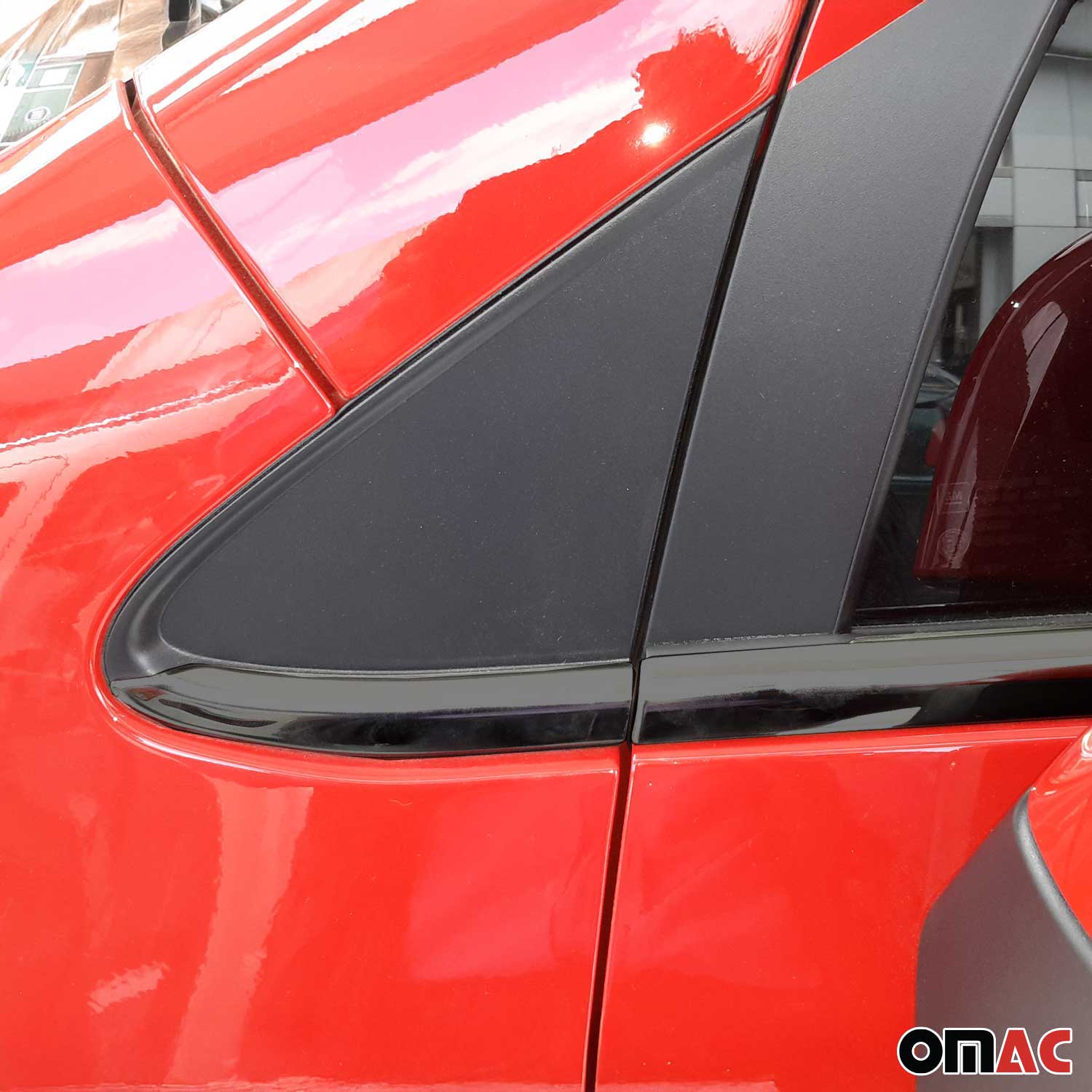 Garniture de Fenêtre pour Opel Astra K HB Acier Inox Foncé 8Pcs