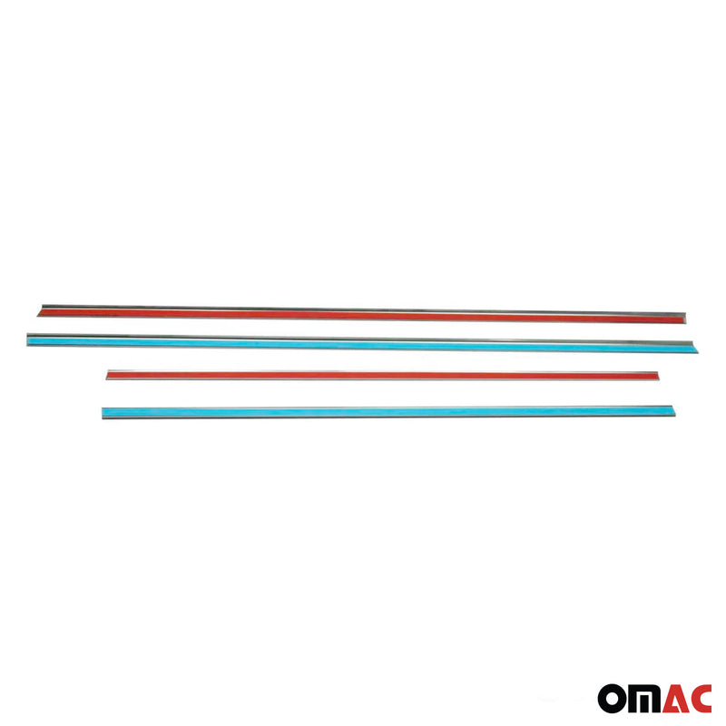 Garniture de Fenêtre pour Nissan Qashqai SUV 2006-2014 Acier Inox 4Pcs