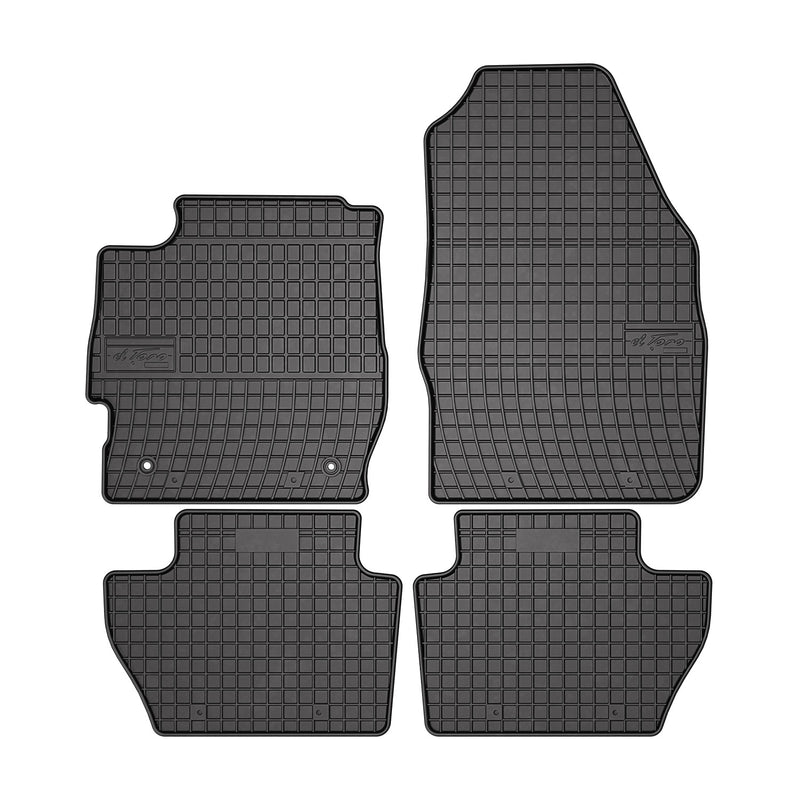 Tapis de Sol pour Ford Ka+ 2016-2021 Caoutchouc Noir