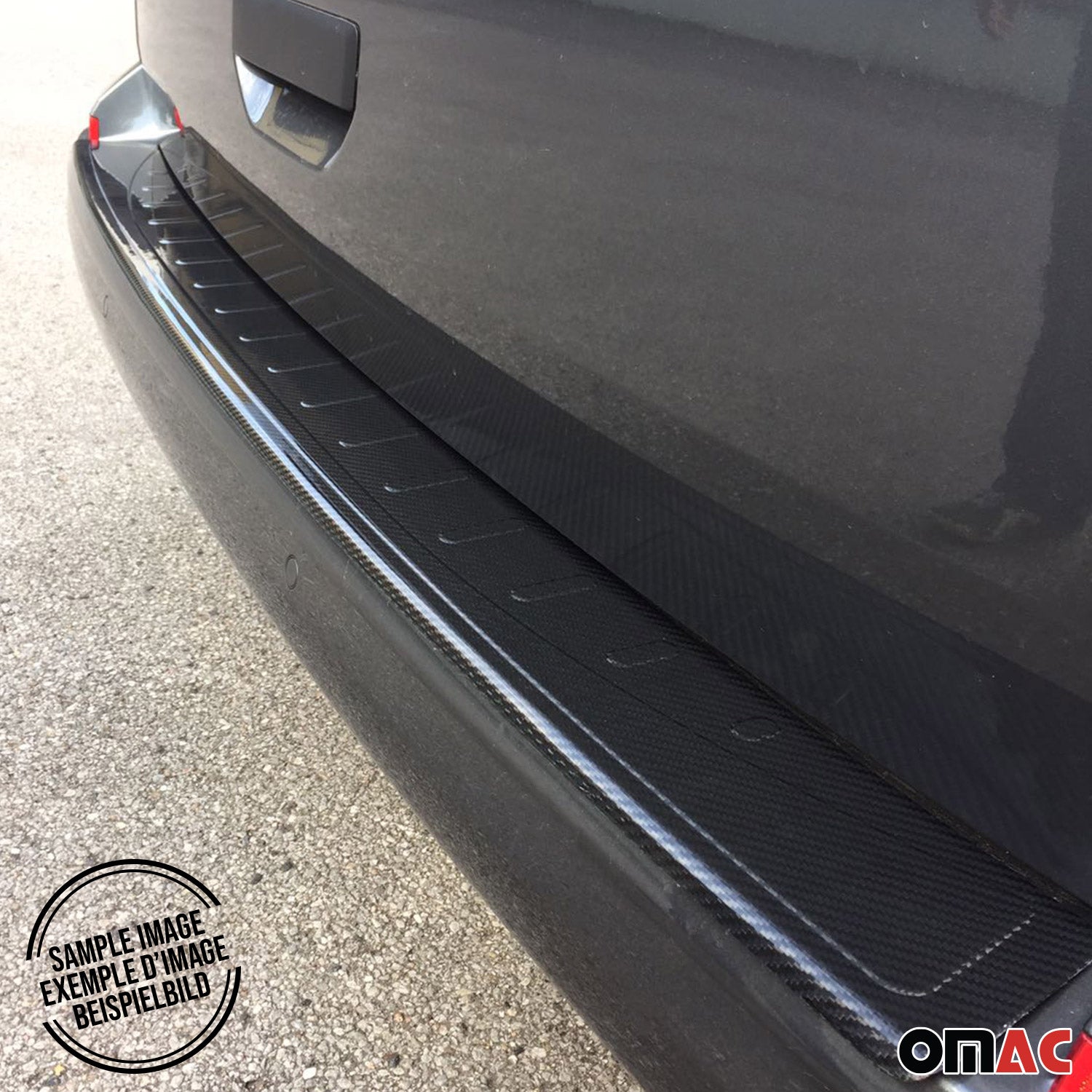 Protection de Pare-Chocs Arrière pour Jeep Renegade 2015-2025 Carbone véritable
