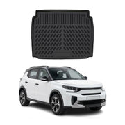 Tapis de coffre Supérieur pour Citroen E-C3 Aircross 2025-2027 Noir Caoutchouc