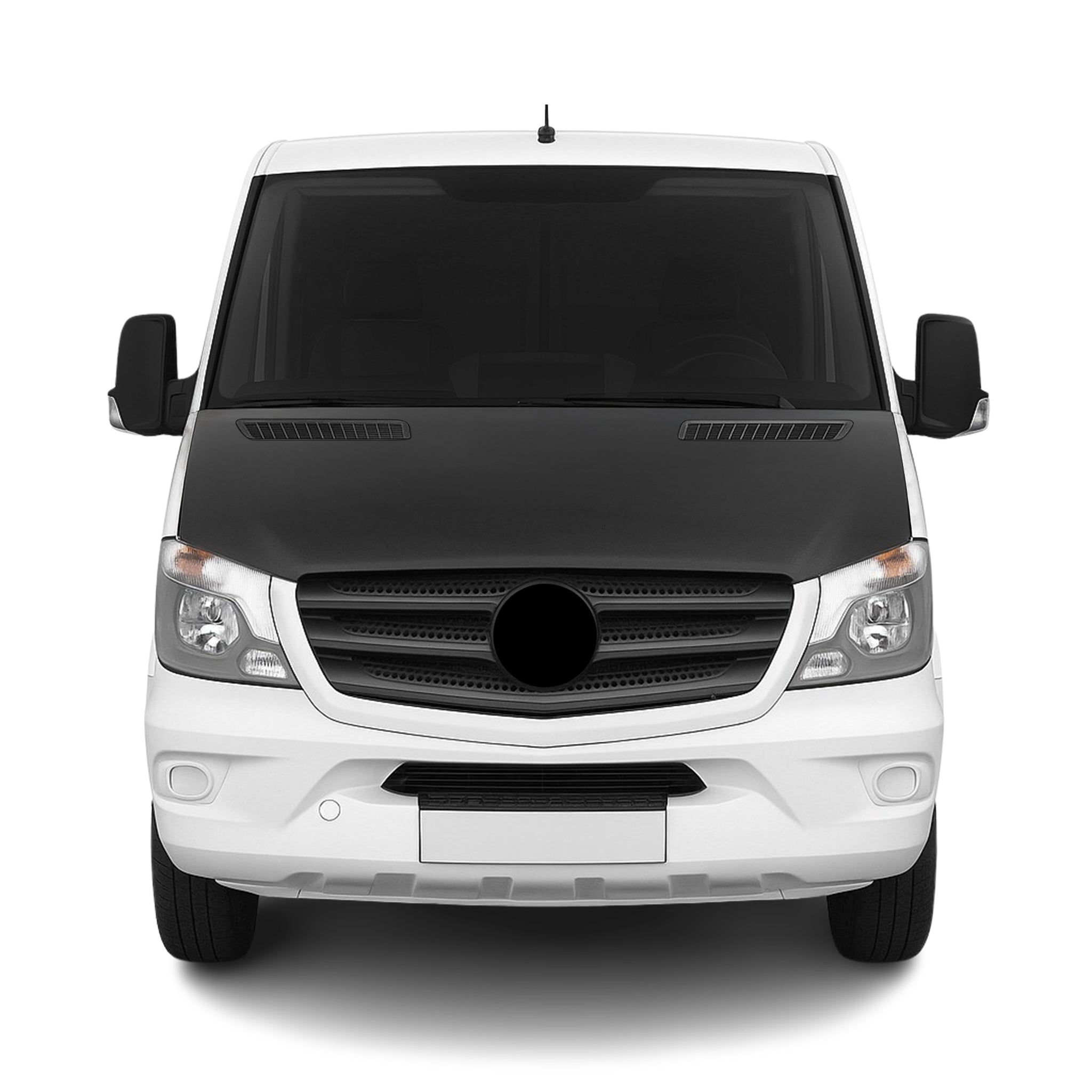 Protège Capot pour Mercedes Sprinter W906 2013-2018 Masque vinyle Noir complète
