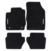 Tapis de Sol de Voiture pour Ford Fiesta mk7 2017-2023 Velours Durable Noir 4Pcs