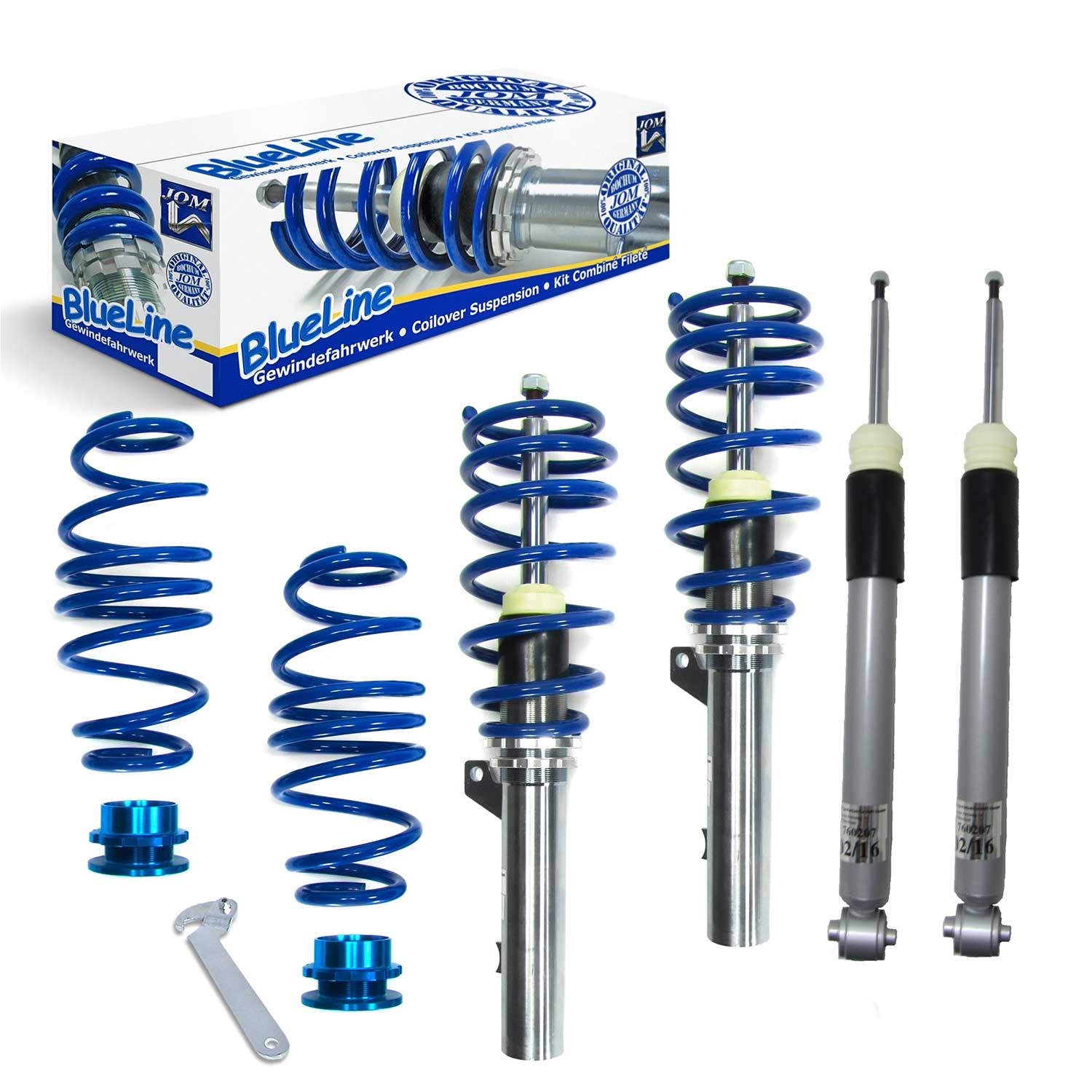 Suspension + Amortisseurs JOM pour VW Golf 7 Berline/Variant/Sportsvan AU/AUV