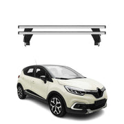 Menabo Barres de toit Transversales pour Renault Captur 2017-2019 Gris ABE 2x