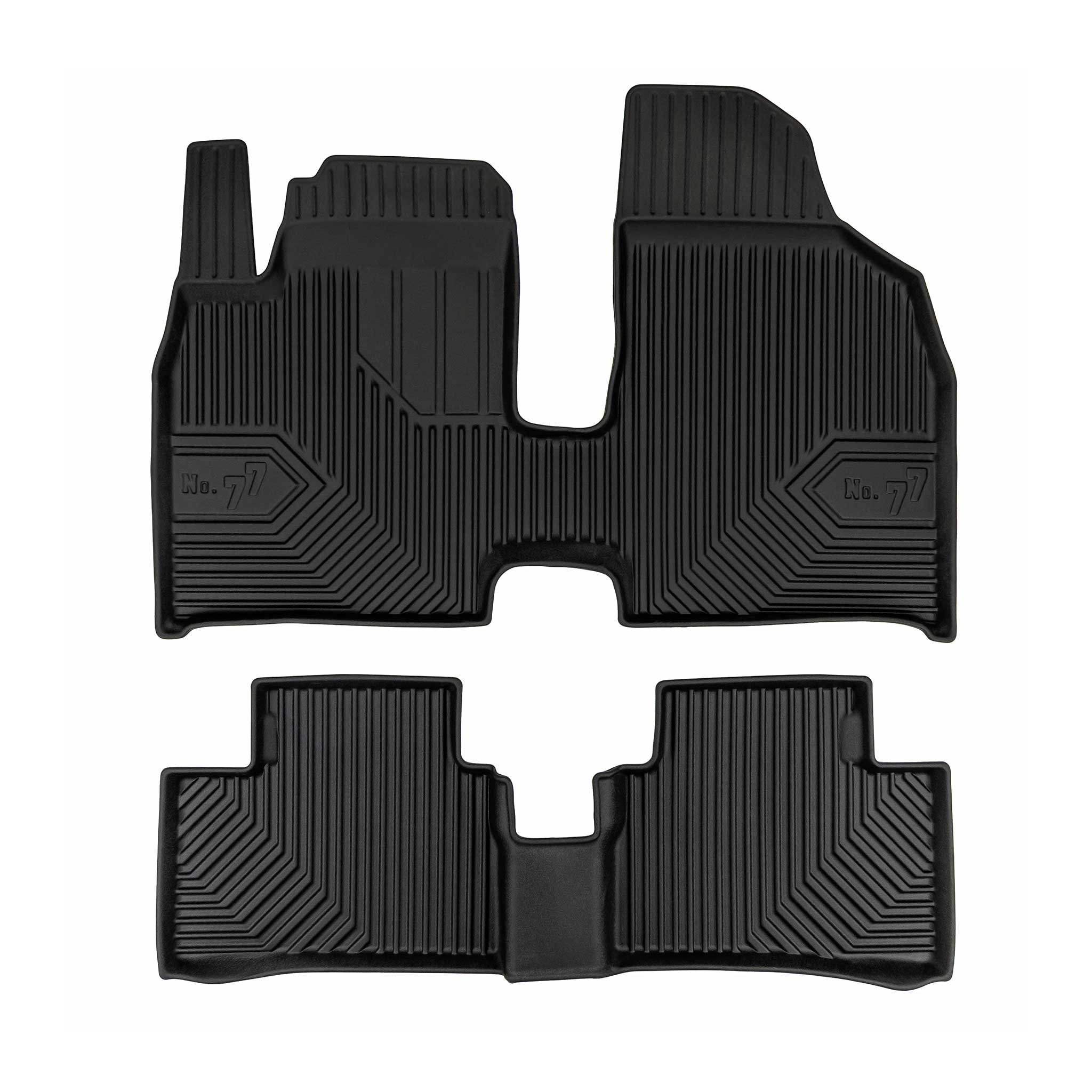 Tapis de Sol de Voiture pour Leapmotor T03 2020-2026 TPE Antidérapant Noir 2Pcs