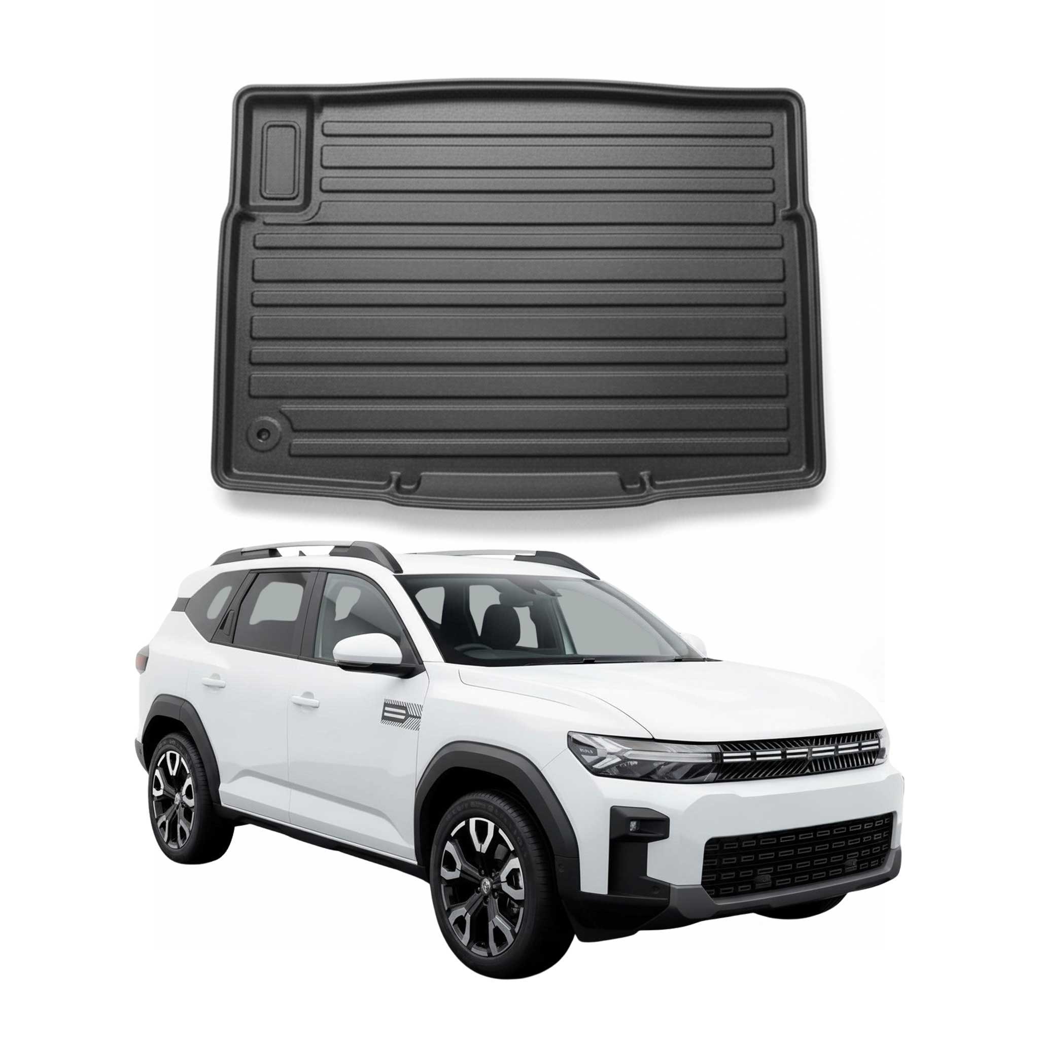 Tapis de coffre pour Dacia Duster mk3 4x4 2024-2026 Antidérapant Imperméable TPE