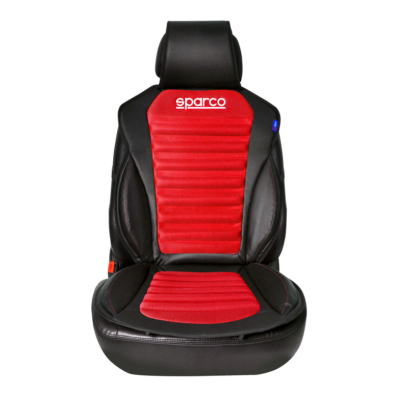 SPARCO coussin de siège housse de siège protège-siège universel en rouge noir