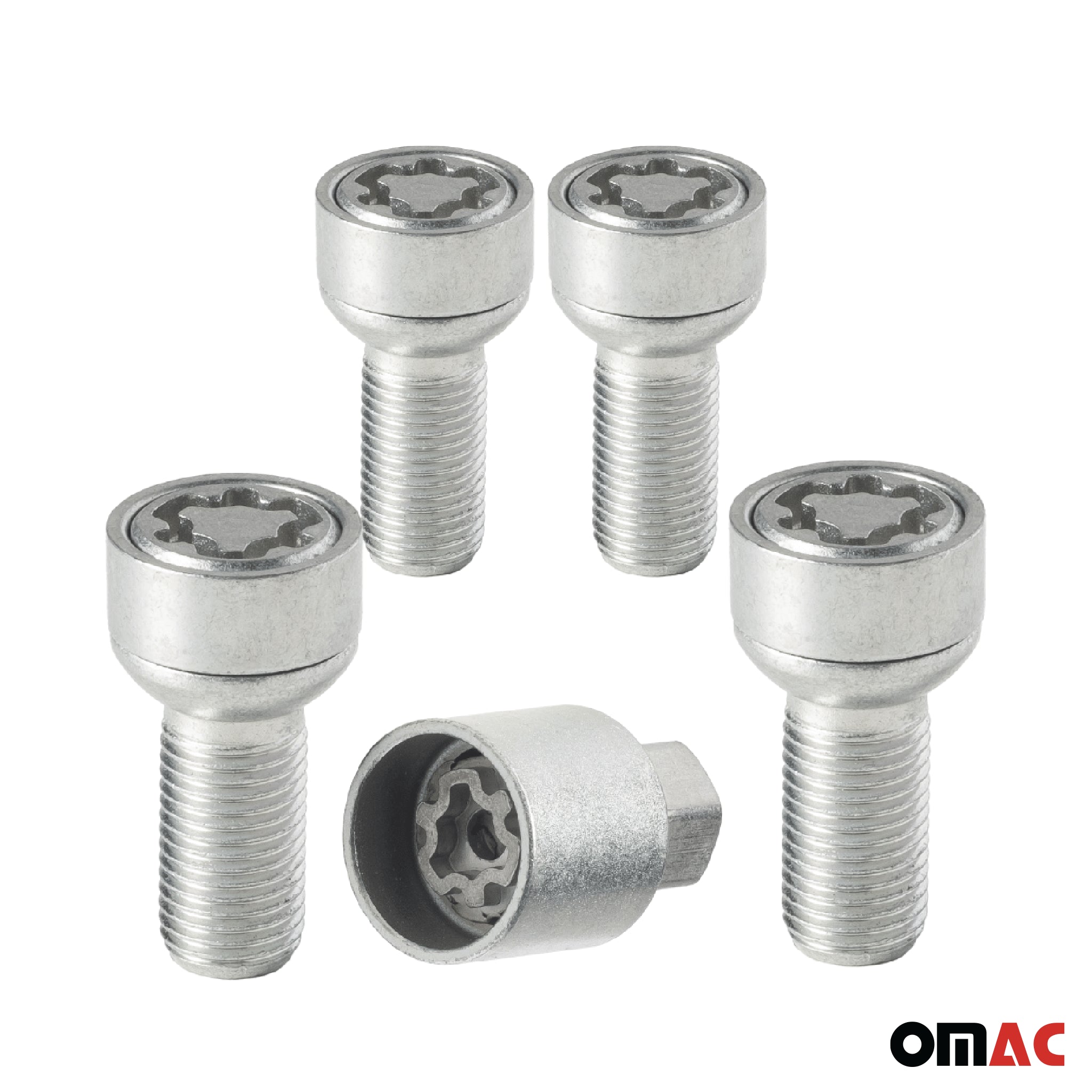 Vis de roue antivol pour DR DR4 / DR5 dès 2021 Acier Gris lot de 4 M12X1,5