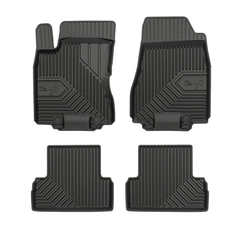 Tapis de Sol de Voiture pour Nissan X-Trail II 2008-2013 TPE Imperméable 4Pcs