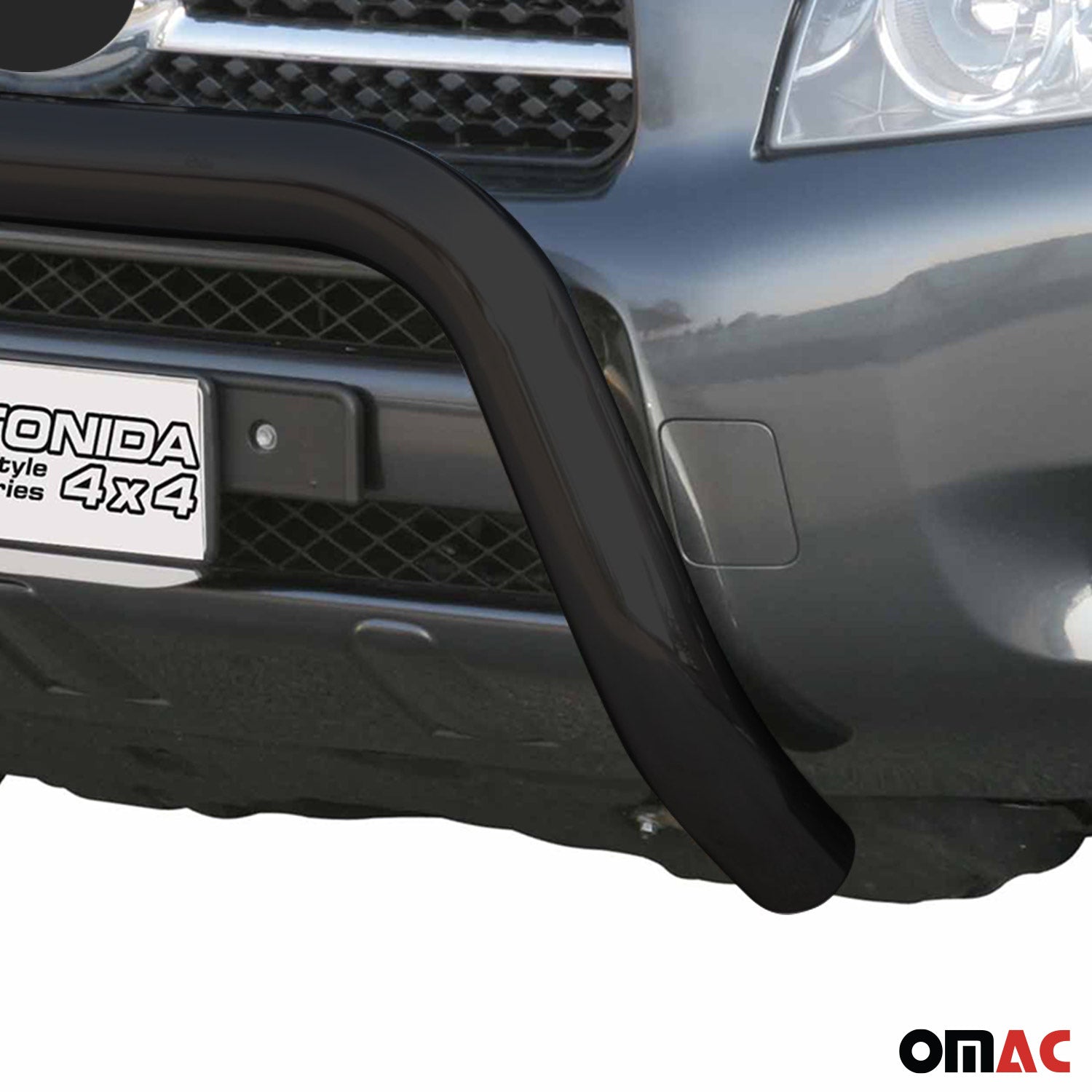 Pare-buffle Avant pour Toyota RAV4 XA30 2006-2009 76 mm en Acier Noir