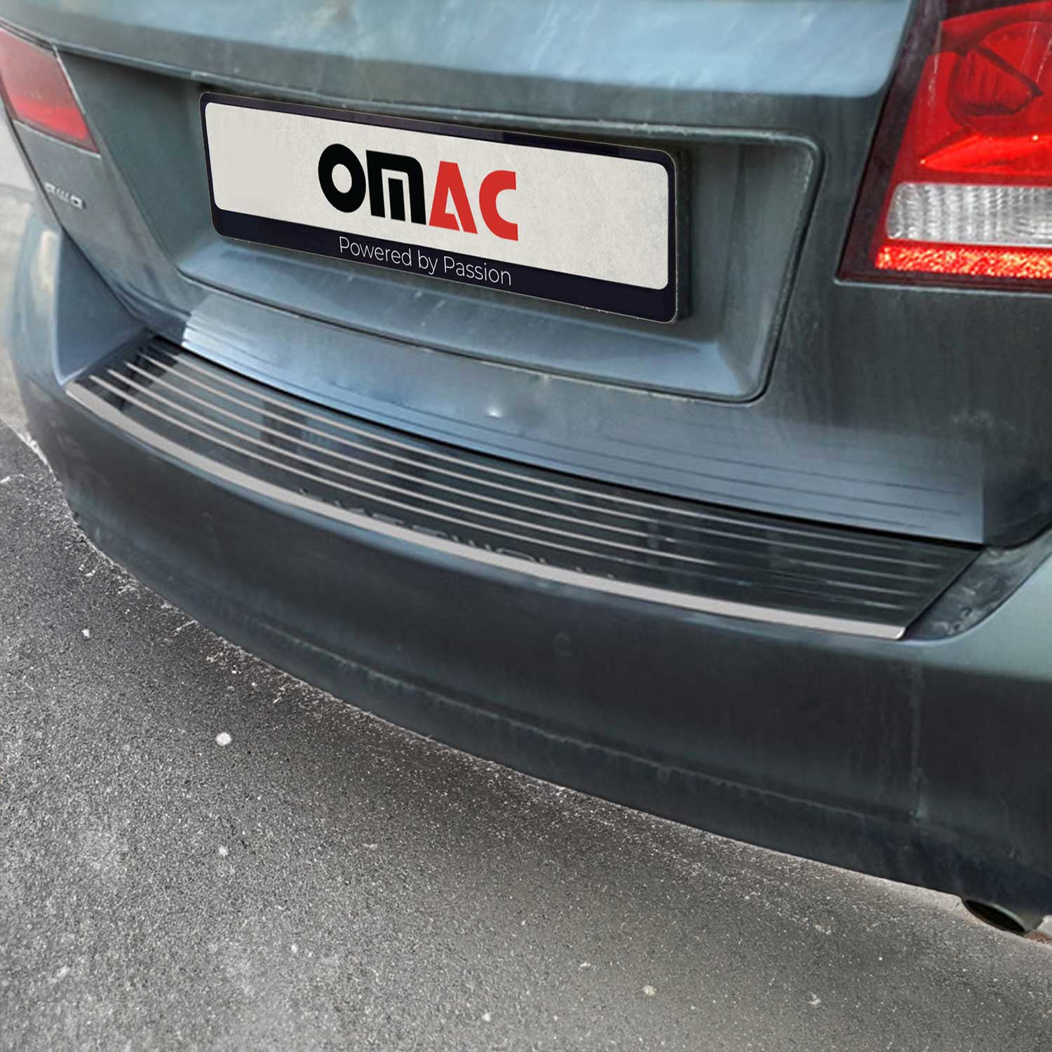 Protection Seuil De Pare-Chocs Arriére pour Dodge Journey 2012-2015 Foncé Chromé