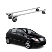 Barres de toit transversales pour Mercedes Classe B W245 2005-2011 Gris