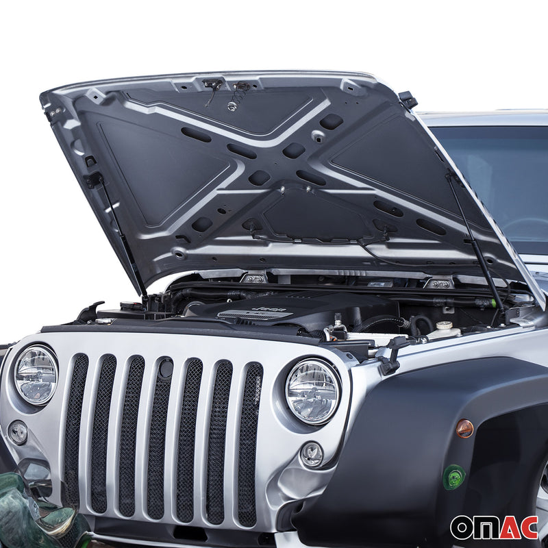 2x Vérins à Gaz pour Jeep Wrangler JK 2007-2018 Amortisseur à gaz Avant