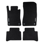 Tapis de sol pour Mercedes-Benz Classe E W211 S211 2002-2009 Velours Noir 4Pcs