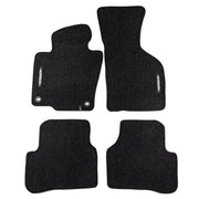 Tapis de sol pour VW Passat B6 2005-2010 / Passat B7 2010-2014 Velours Noir 4Pcs