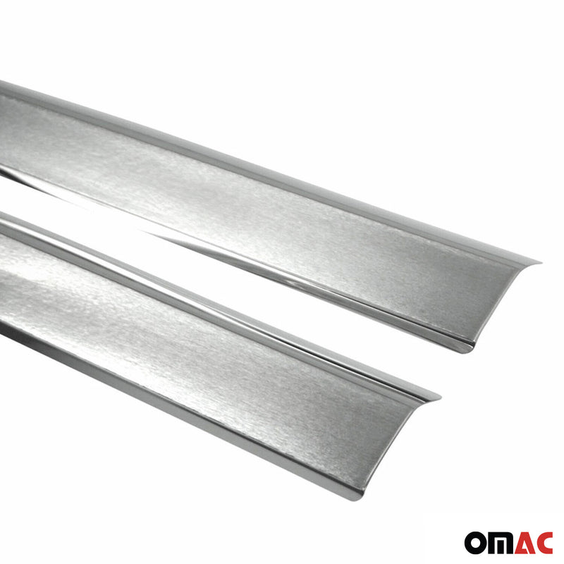 Couverture De Seuil De Porte pour Skoda SuperB 2005-2025 White Night Inox Chromé
