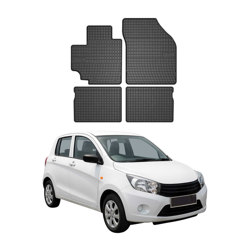 Tapis de Sol pour Suzuki Celerio 2014-2022 Caoutchouc Noir