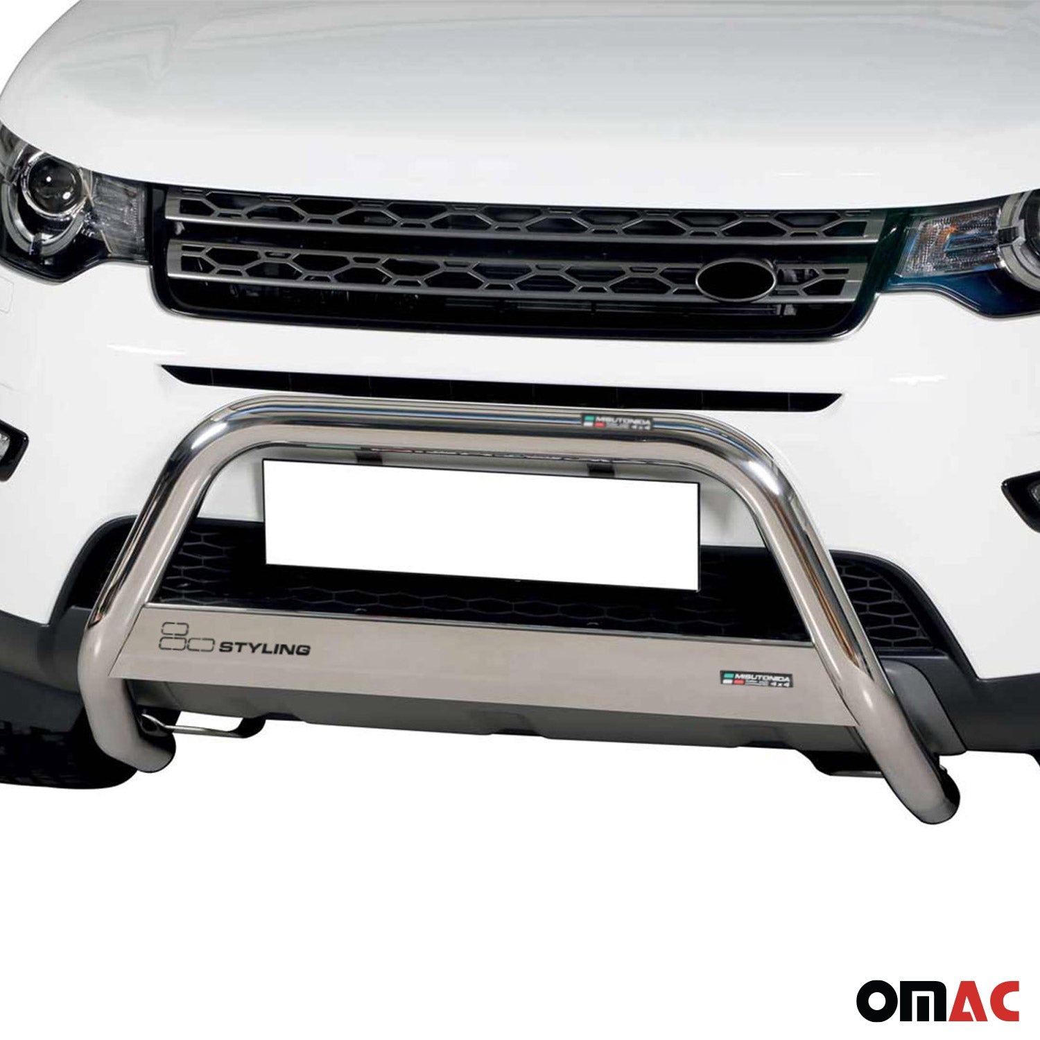 Pare-buffle Avant pour Land Rover Discovery Sport 2014-2018 63 mm en Acier Gris