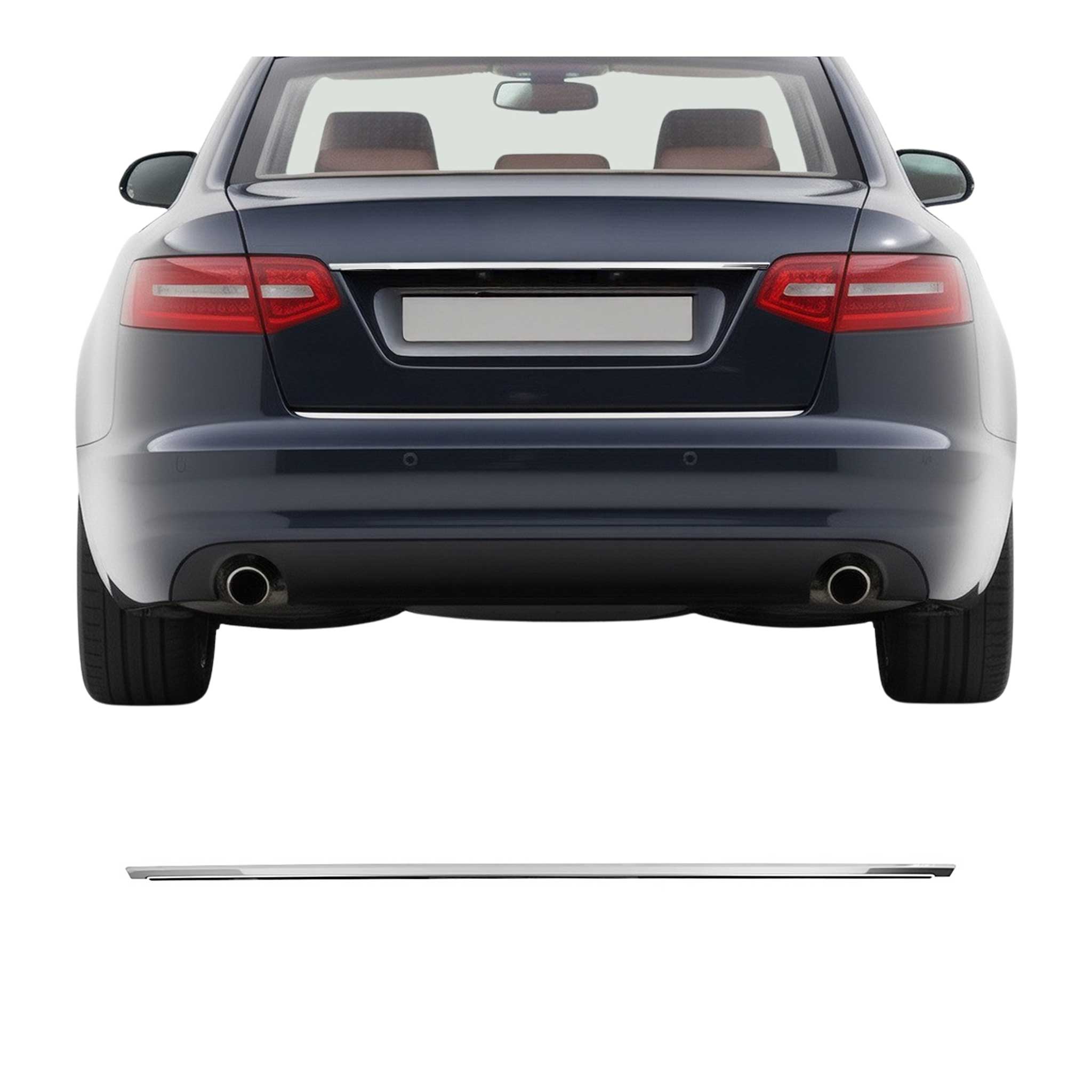 Couvercle de poignée de hayon pour Audi A6 C6 Berline 2008-2011 acier inox