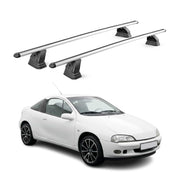 Barres de toit transversales Alu pour Opel Tigra A 1994-2000 TÜV 75 kg Gris 2Pcs
