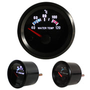 JOM Indicateur de Température d'Eau Additionnel 40-120°C Noir Ø52mm Noir Rally