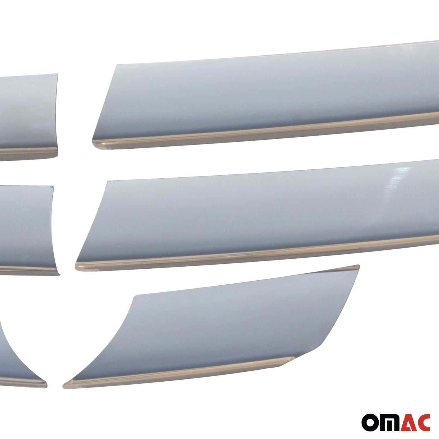 Moulure de Grille de Calandre pour Dacia Logan 2004-2008 Chromé 6Pcs